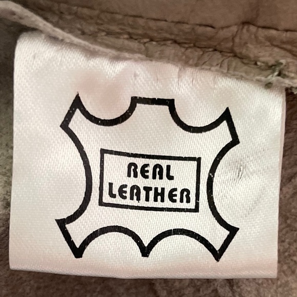 Cigno Nero Brown Leather Jacket Size 42 (large) - Picture 5 of 6